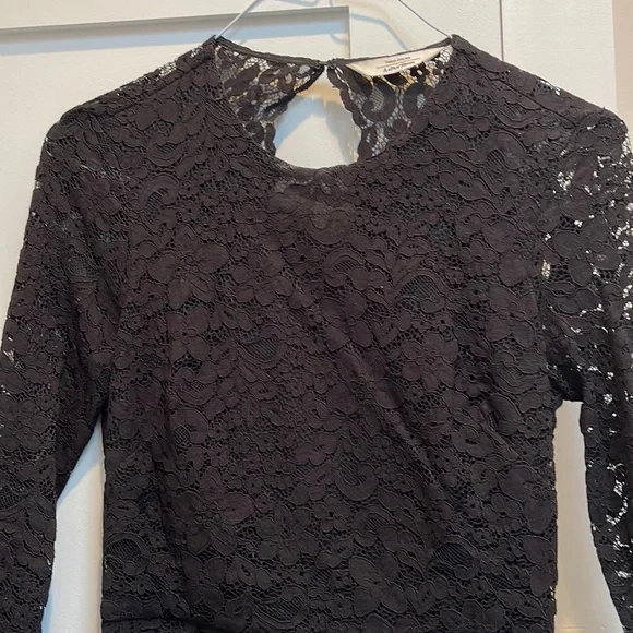 chinese dress ladies Airabella Lace Mini Dress Black
